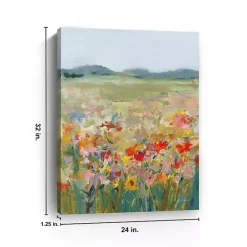 Clearance Kirklands Home Wildflower Meadow Canvas Art Print