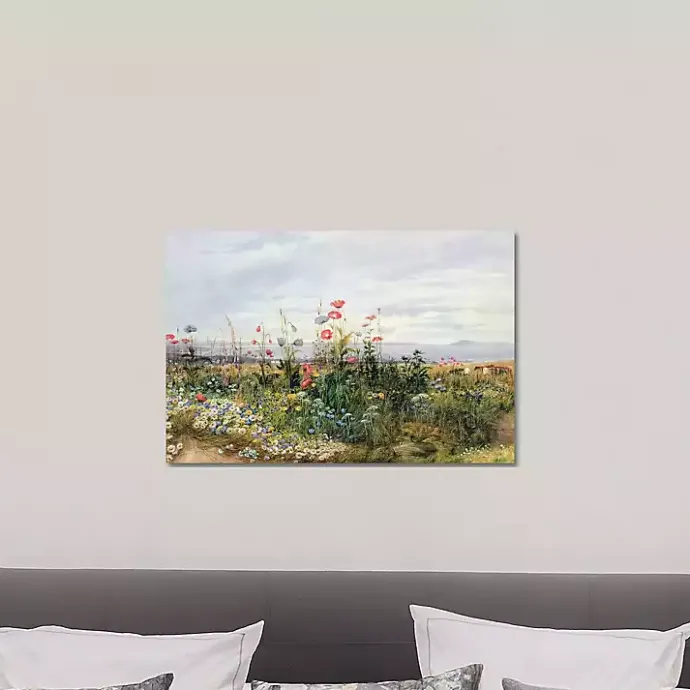 Discount Kirklands Home Wildflower With a View Canvas Art Print Multicolor