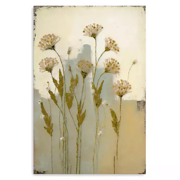Sale Kirklands Home Wildflowers Encaustic Canvas Art Print Multi