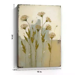 Sale Kirklands Home Wildflowers Encaustic Canvas Art Print Multi