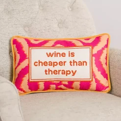 Discount Kirklands Home Wine is Cheaper Lumbar Pillow