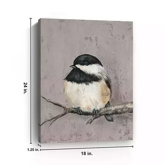 Discount Kirklands Home Winter Bird IV Giclee Canvas Art Print Gray