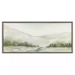 Sale Kirklands Home Winter Mountain Landscape Framed Canvas Art Print