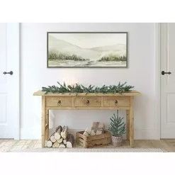 Sale Kirklands Home Winter Mountain Landscape Framed Canvas Art Print