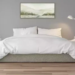 Sale Kirklands Home Winter Mountain Landscape Framed Canvas Art Print