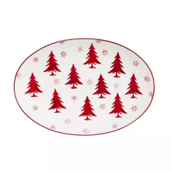 Hot Kirklands Home Winterfest Oval Serving Platter