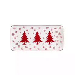 Discount Kirklands Home Winterfest Rectangular Serving Platter