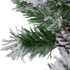 Sale Kirklands Home Wintergreen Flocked Pinecone Garland, 108 in.