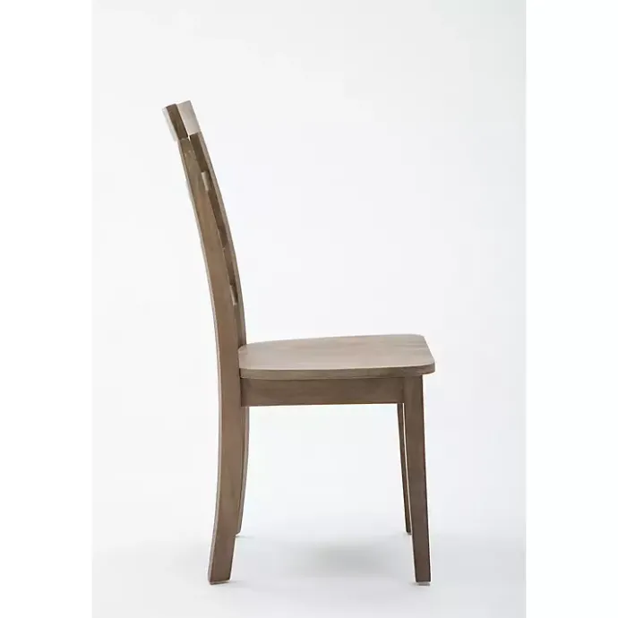 Sale Kirklands Home Wire Brushed Natural Dining Chairs, Set of 2 Brown