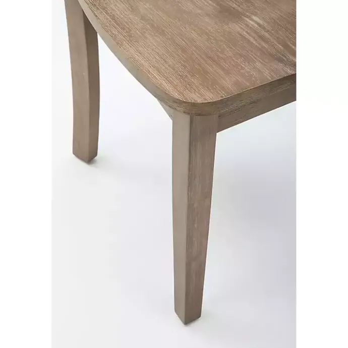 Sale Kirklands Home Wire Brushed Natural Dining Chairs, Set of 2 Brown