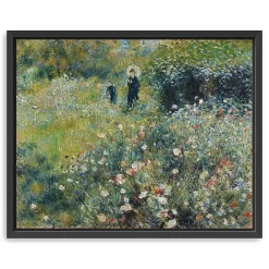Discount Kirklands Home Woman with Parasol Garden Canvas Print, 22x18 in.