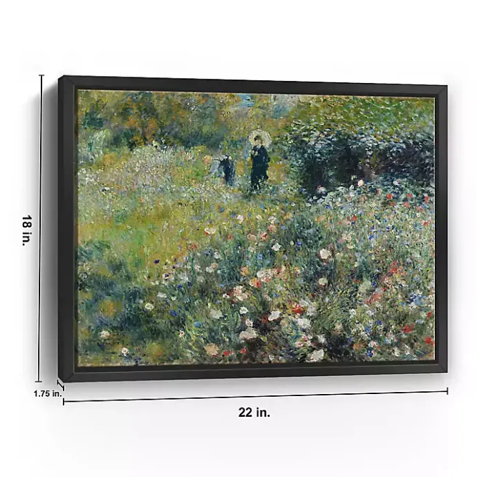 Discount Kirklands Home Woman with Parasol Garden Canvas Print, 22x18 in.