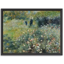 New Kirklands Home Woman with Parasol Garden Canvas Print, 42x32 in.