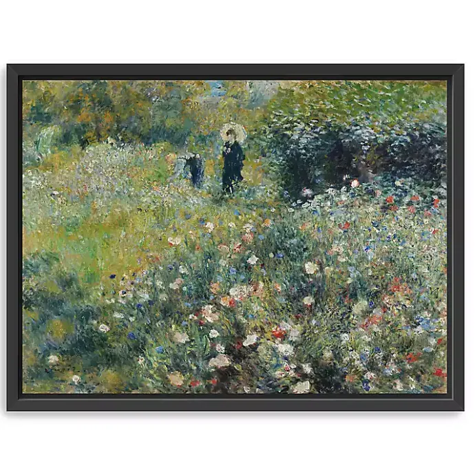New Kirklands Home Woman with Parasol Garden Canvas Print, 42x32 in.