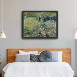 New Kirklands Home Woman with Parasol Garden Canvas Print, 42x32 in.