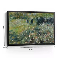 New Kirklands Home Woman with Parasol Garden Canvas Print, 42x32 in.