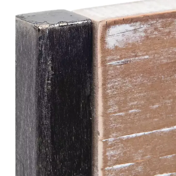 Sale Kirklands Home Wood and Metal Framed Round Industrial Mirror