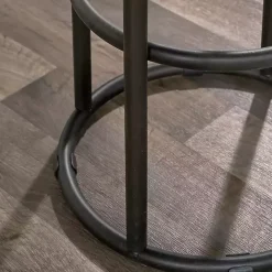 Clearance Kirklands Home Wood and Metal Kendall Barstool Brown