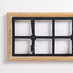 Clearance Kirklands Home Wood and Metal Twisted Frame Hook Rack