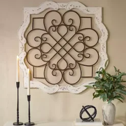 Online Kirklands Home Wood Isabelline Plaque White