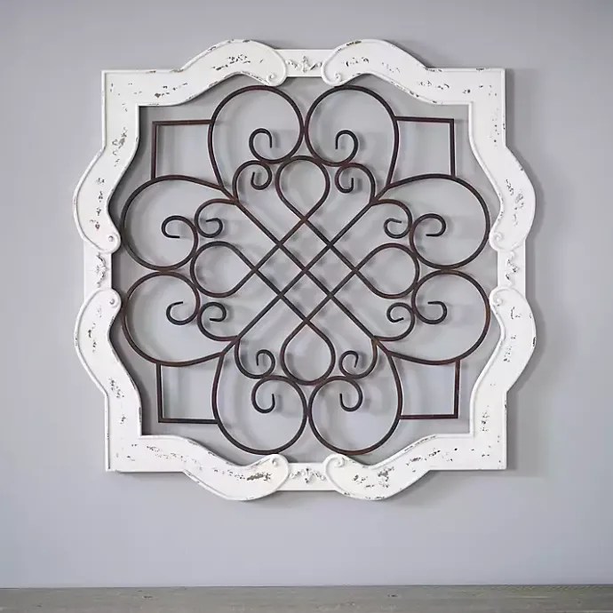 Online Kirklands Home Wood Isabelline Plaque White