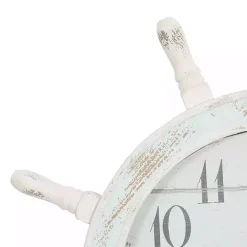 Discount Kirklands Home Wood Ship Wheel Wall Clock