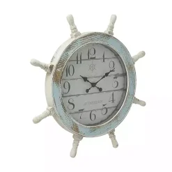 Discount Kirklands Home Wood Ship Wheel Wall Clock