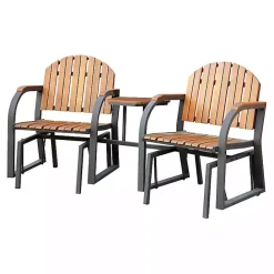 Clearance Kirklands Home Wood Slat Attached Frame 3-pc. Outdoor Chair Set
