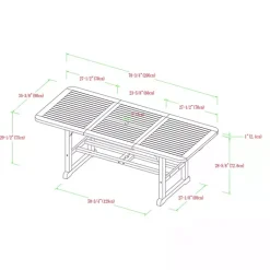 Hot Kirklands Home Wood Slat Back 4-pc. Outdoor Dining Set Tan