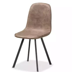 Online Kirklands Home Wood Table and Leather Chairs 5-pc. Dining Set