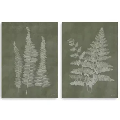 Outlet Kirklands Home Woodland Ferns 2-pc. Canvas Art Print Set