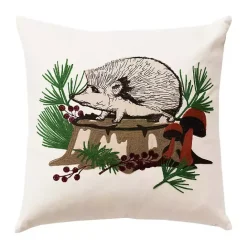 Clearance Kirklands Home Woodland Holiday Hedgehog Pillow