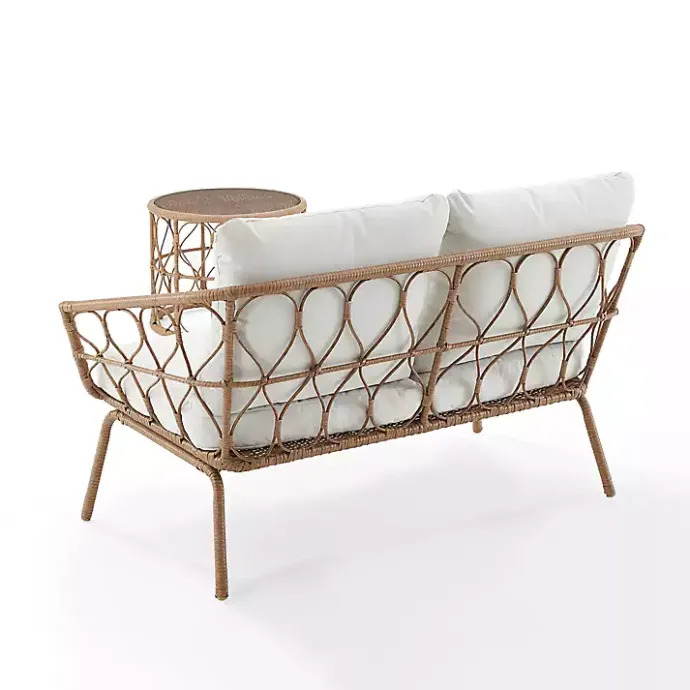 Kirklands Home Woven Loop Rattan 2-pc. Outdoor Loveseat Set