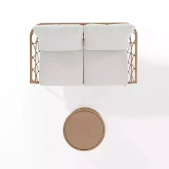 Kirklands Home Woven Loop Rattan 2-pc. Outdoor Loveseat Set