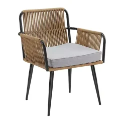 Hot Kirklands Home Woven Neutrals 2-pc. Outdoor Armchair Set