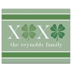Outlet Kirklands Home XOXO Clover Personalized Canvas Wall Plaque