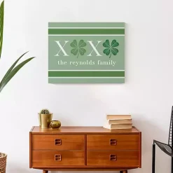 Outlet Kirklands Home XOXO Clover Personalized Canvas Wall Plaque