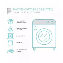 Hot Kirklands Home Yellow and Gray Ombre Stripe Shower Curtain