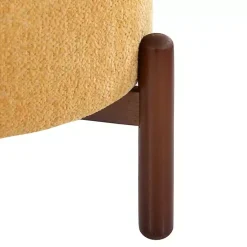 Clearance Kirklands Home Daniella Storage Ottoman Yellow