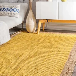 Clearance Kirklands Home Yellow Eugene Woven Area Rug, 5x8