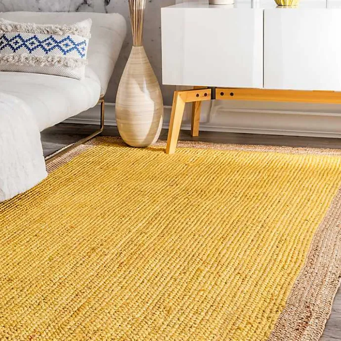 Clearance Kirklands Home Yellow Eugene Woven Area Rug, 5x8