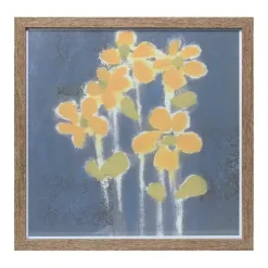 Clearance Kirklands Home Yellow Floral Framed Art Print