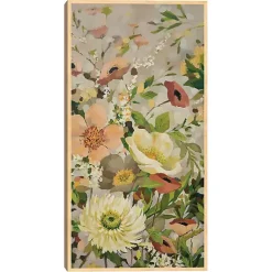 Kirklands Home Flowers Framed Canvas Art Print Yellow