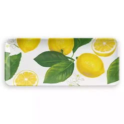 Discount Kirklands Home Lemon Melamine Serving Tray Yellow
