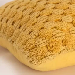 Clearance Kirklands Home Looped Cotton Throw Pillow Yellow