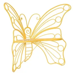 Online Kirklands Home Metal Butterfly Garden Chair Yellow