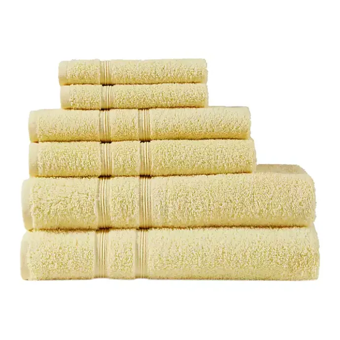 Online Kirklands Home Turkish Cotton 6-pc. Towel Set Yellow