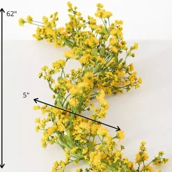 Online Kirklands Home Wildflower Garland Yellow