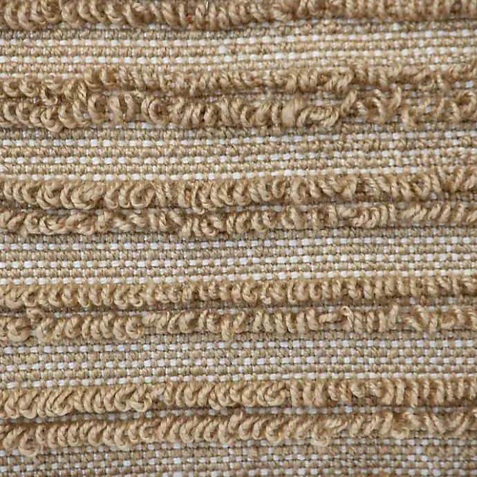 Clearance Kirklands Home Woven Stripes Lumbar Pillow Yellow