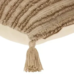 Clearance Kirklands Home Woven Stripes Lumbar Pillow Yellow